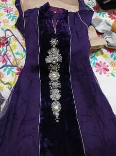 3 piece formal dress ( long maxi, plazo,dupata)