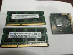 laptop processor and RAM