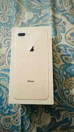 Iphone 8 plus golden 64GB PTA Approved