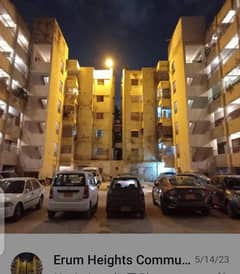 Flat For Sale in Erum Heights Gulistan e Jouhar