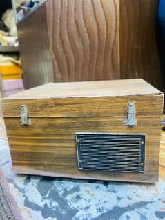 vintage antique Akai GX 1900 spool tape wooden