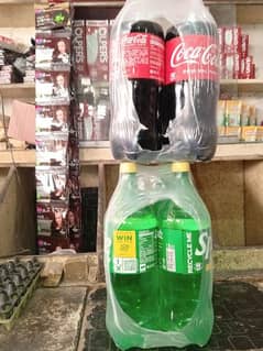 Sprite and Coca cola 1.5 liter bottle pet 950/only