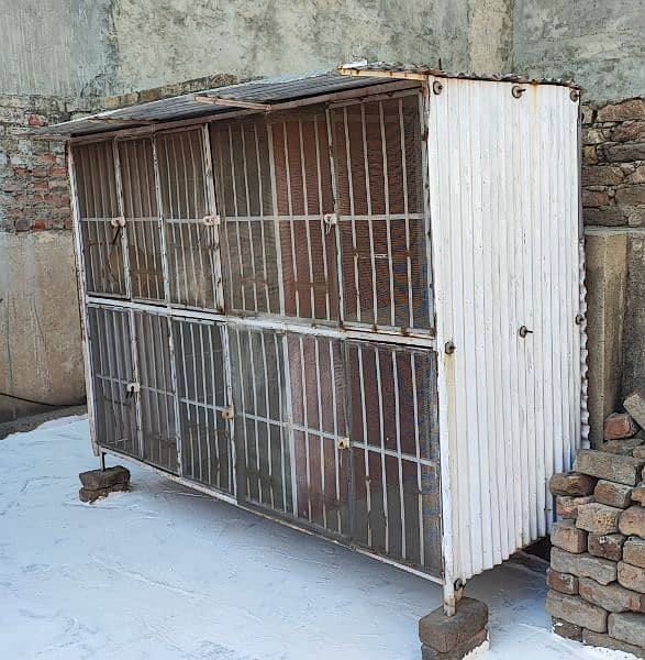 ASEEL MURGHA/BIRD CAGE MADE OF ANGLE IRON 1