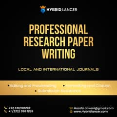 Expert Research Paper Writing Services for International Journals