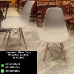 Imported chairs+ Dining table+ wood cash Counter