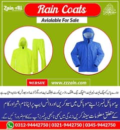 Raincoats/Camping Products Available  03459442750 Zain Ali Traders