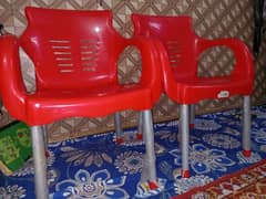 Tecno Chairs . Pure Plastic four chairs set