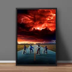 Strangers Things Bicycles | Movie Poster Wall Art