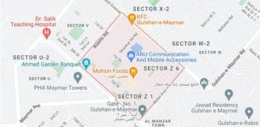 LEASED Plot of 400 Square Yards Available in Sector Z-6, Gulshan e Maymar