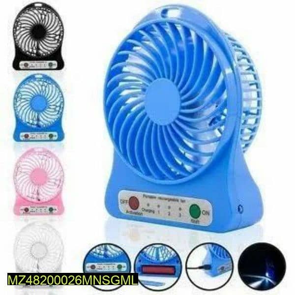 rechargeable fan for cars and home 1