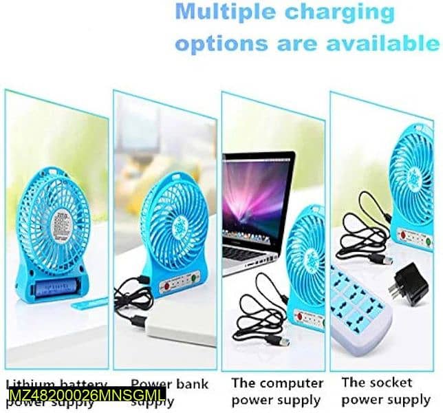 rechargeable fan for cars and home 2