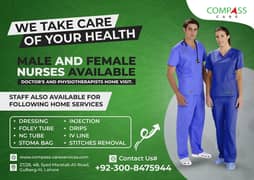 Patient attendant/Care Taker/Male/Female Nurses