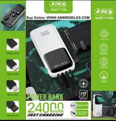 AMB Power Bank Fast Charging Supported