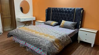 Bed set/double bed/side table/dressing table /wooden bed