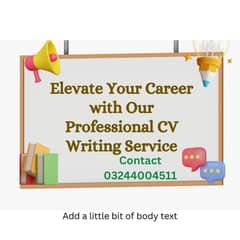 Create a CV for Getting a Better Opportunity !!!!