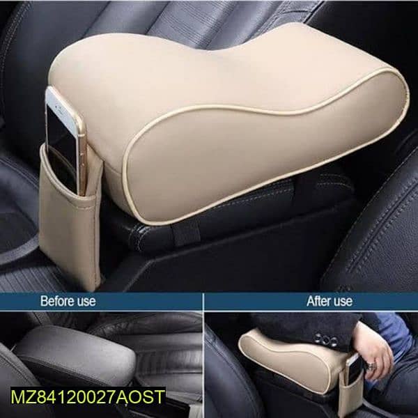 car seat arm rest with mobile pocket 0