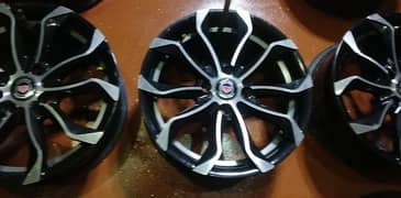 15 inch 100pcd clear alloy Rims