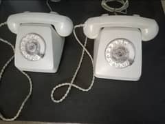 vintage telephone set