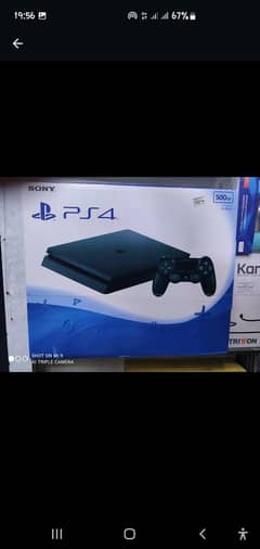 Playstation Ps4 with 2 Controllers and With 1 High demanded game