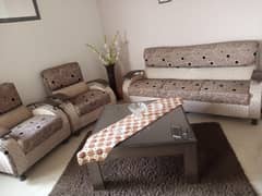 Sofa Set Table with Center Carpet