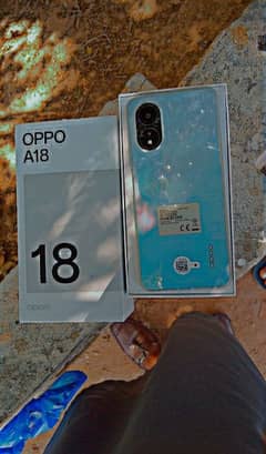 Oppo a 18 for sale condition 10/10 all okay 4/128 just one day offer