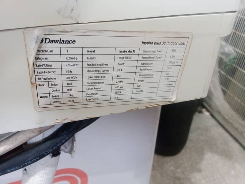 Dawlance 1.5 ton Air Conditioner (Non inverter) 4