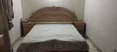 king size bed with both side dresser 03433624154
