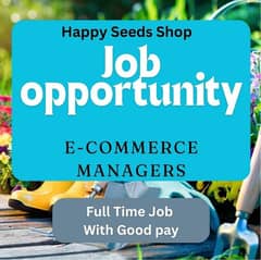 Happy seeds shop, Managers job