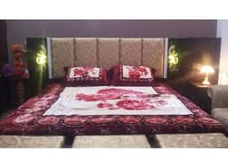 Double Bed with Side Tables and Dressing Table
