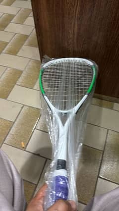 Dunlop squash racket (with net & grip)