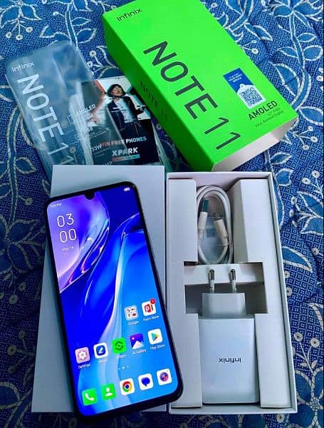 infinix Note 11, complete Box, original charger, 10/10 new condition 8