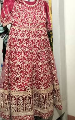 Indian style red maxi
