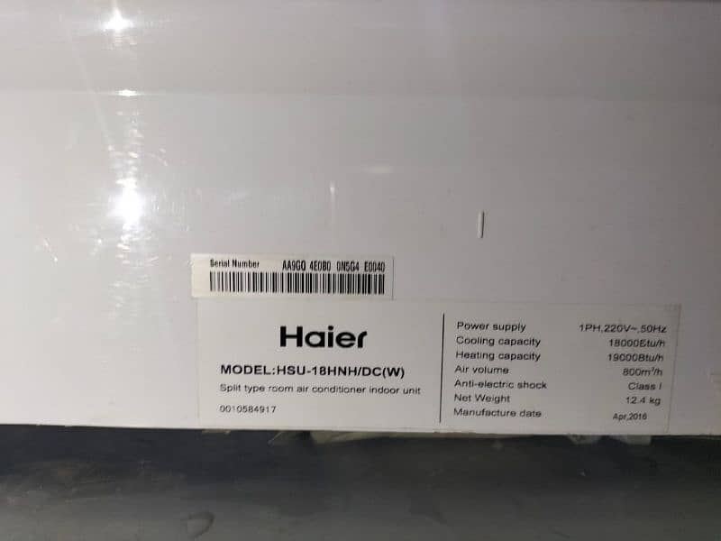 Haier DC inverter split for sale 4