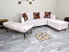 Enduzer Simple but attractive Corner by Furniture design 6 seater sofa