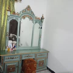 King Size Bed Set/Double Bed Set/Side Table/Dressing Table
