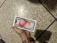 iphone 15 pink box pack JV 256GB non active 1000% genuine