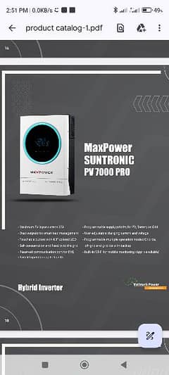 Maxpower Suntronic 7000 Pro 6kw