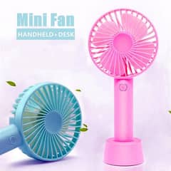 Handheld Mini Fan Usb Portable Rechargeable Fan (random Colors)