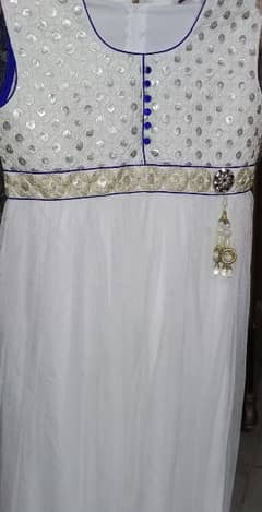 white Baby frock age (10-12