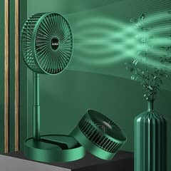 Telescopic Folding Floor Fan Summer Silent Desktop Retractable Fan For