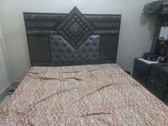 double bed ,side tables, dressing