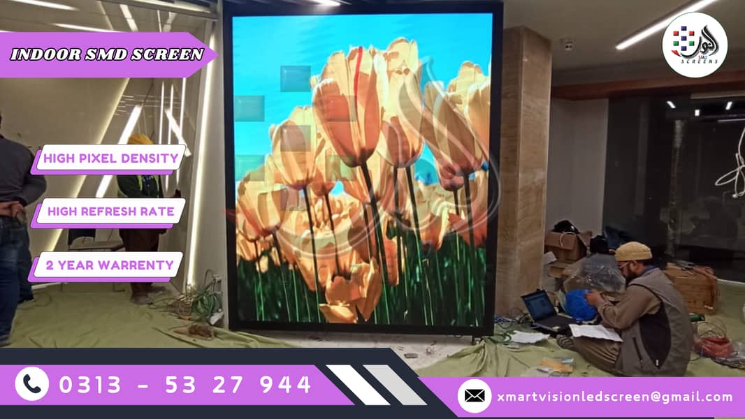 LED Screen Repairing & New Installation Service | Indoor SMD Screens 0