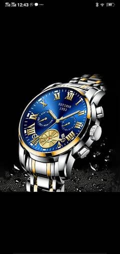 Luminous Waterproof Stainless Steel Watch