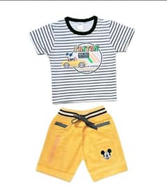 Baby boy blended T-shirt and knicker set