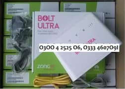 Zong 4g Router BOLT ULTRA ALL Network All Sim ON Best For CCTV online