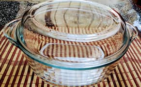 Clear Glass Baking Dish with Lid (New)