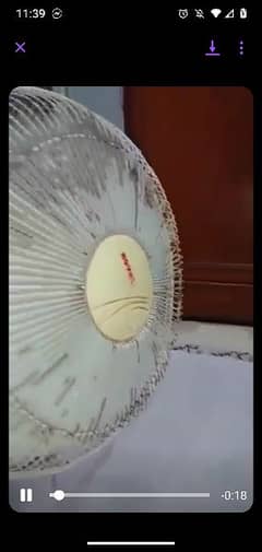 royal fan very good condition