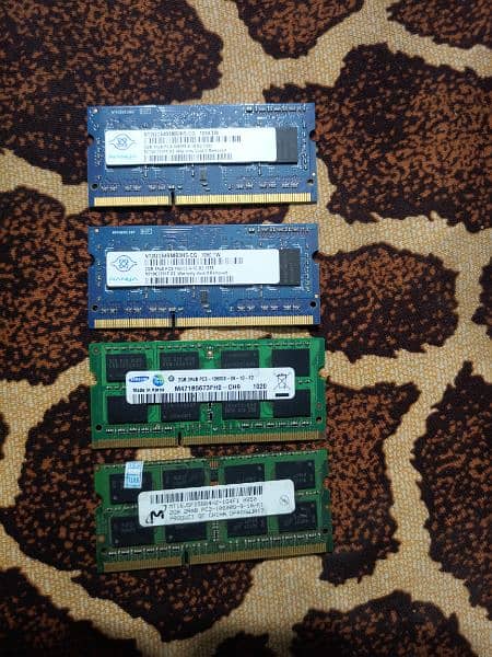 Laptop Rams 2gb ddr3 0