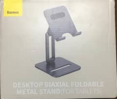 New Sealed Pack Baseus Desktop Biaxial Foldable Metal Stand