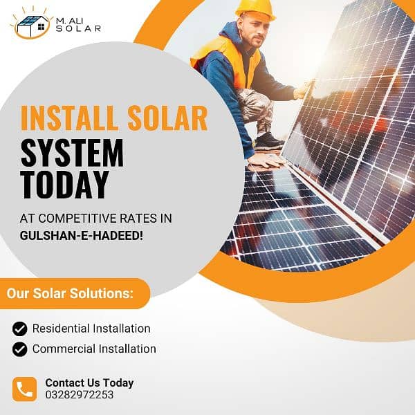 solar system installation 0